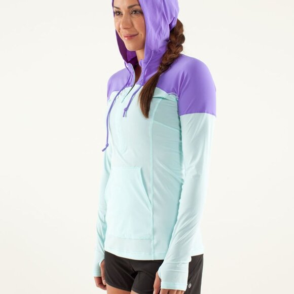 Lululemon Runbeam Hoodie thin UV Protection shirt in size 4 - Picture 2 of 11